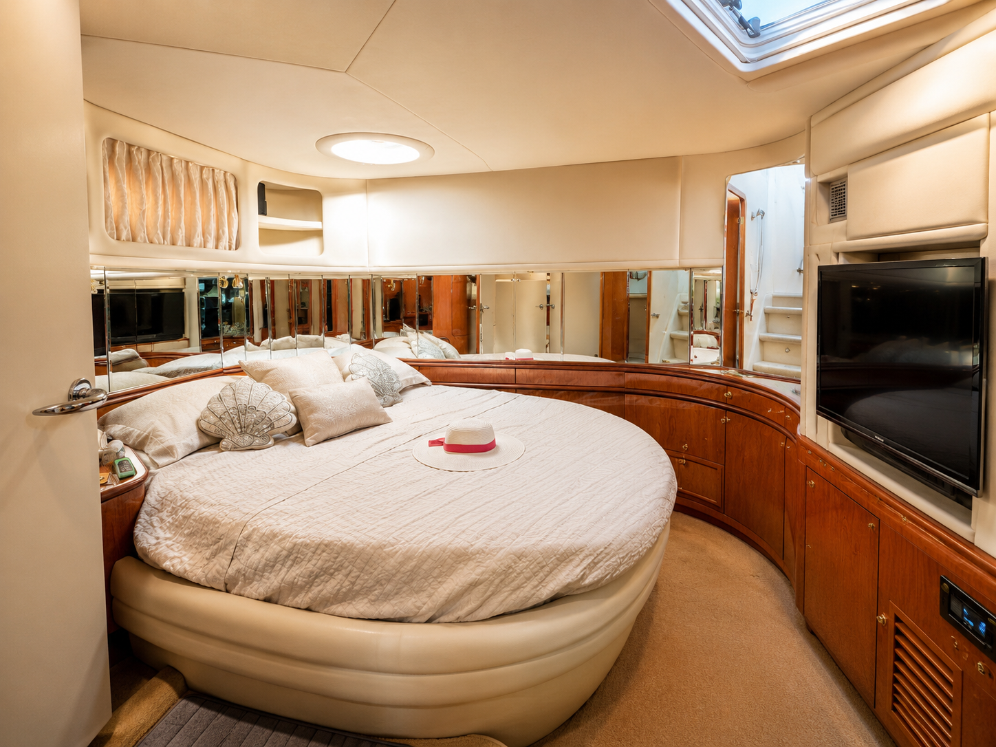 Cabin interior aboard Promise Keeper yacht